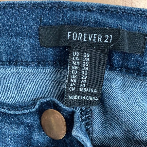 Forever 21 super stretchy jeggings sz29 - Picture 2 of 3